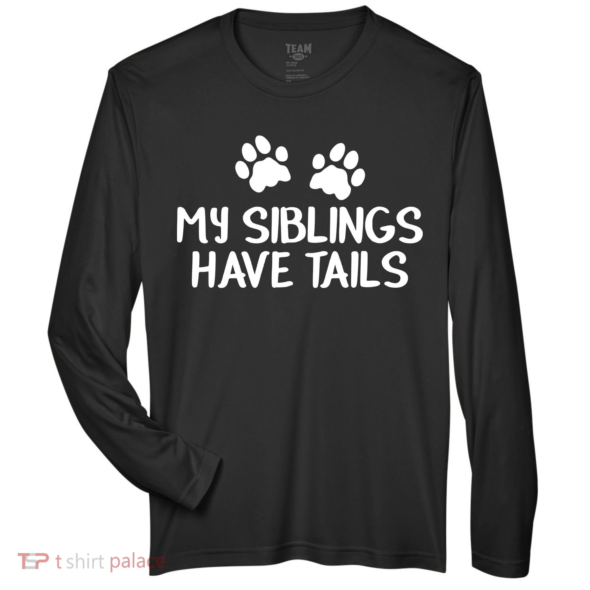 My Siblings Have Tails Zone Performance Long-Sleeve T-Shirt