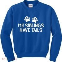 My Siblings Have Tails Kids Sweatshirt thumb 0