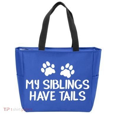 My Siblings Have Tails Tote Bag