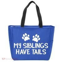 My Siblings Have Tails Tote Bag thumb 0