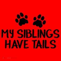 My Siblings Have Tails Santa Hat thumb 1
