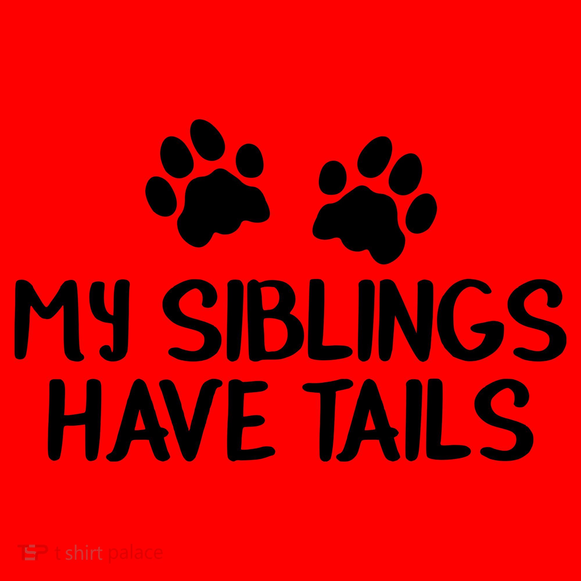 My Siblings Have Tails Santa Hat