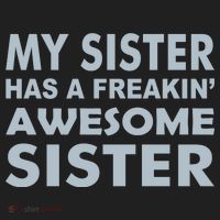 My Sister Has A Freakin Awesome Sister Beanie thumb 2