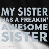 My Sister Has A Freakin Awesome Sister Toddler Fine Jersey T-Shirt thumb 2