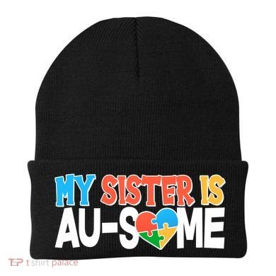 My Sister Is AU-SOME Autism Awareness Beanie