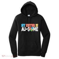 My Sister Is AU-SOME Autism Awareness Women's Hoodie thumb 0