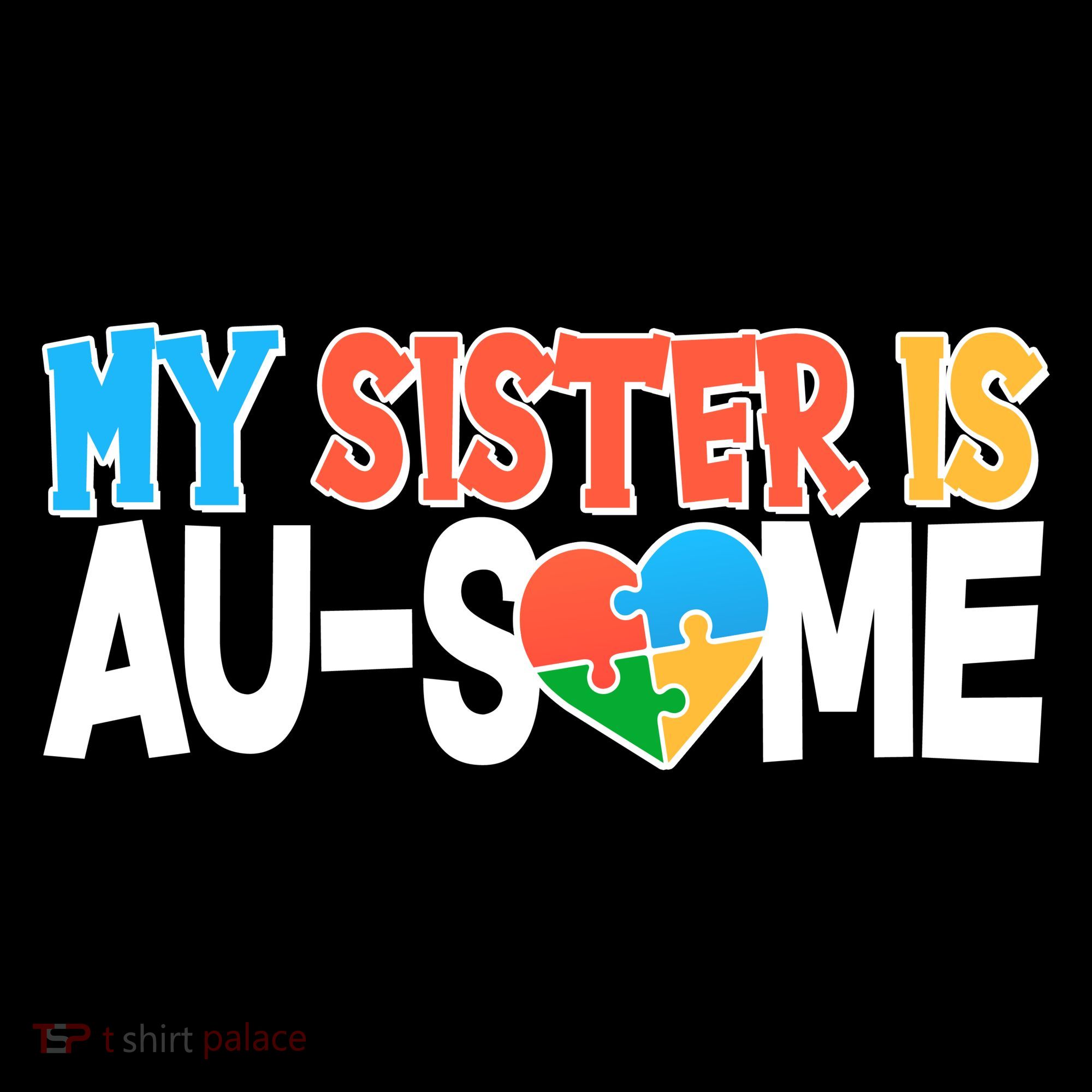 My Sister Is AU-SOME Autism Awareness Ornament