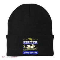 My Sister Is Down Right Awesome Beanie thumb 0