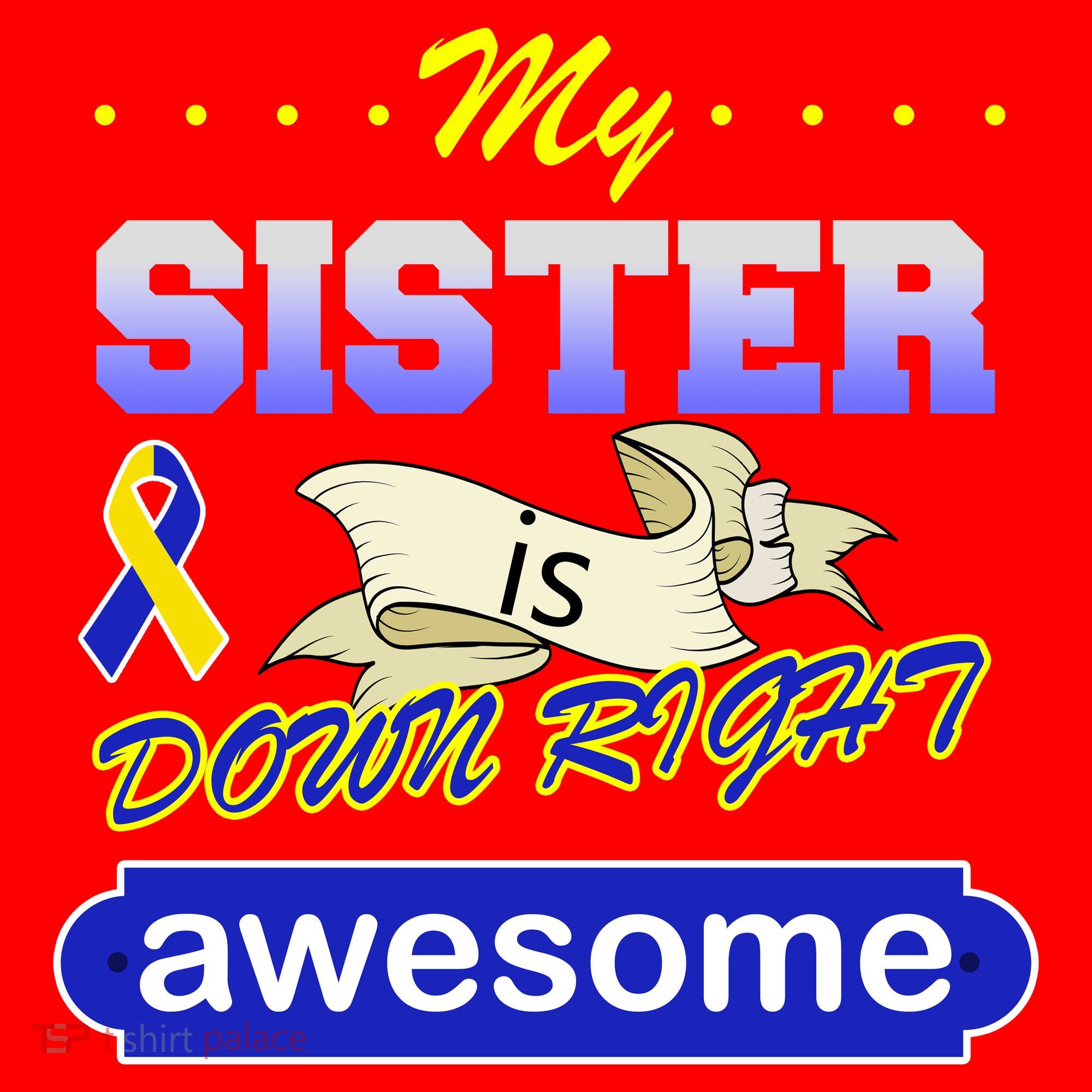 My Sister Is Down Right Awesome Santa Hat