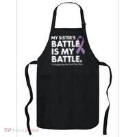 My Sisters Battle Is My Battle Lupus Apron thumb 0