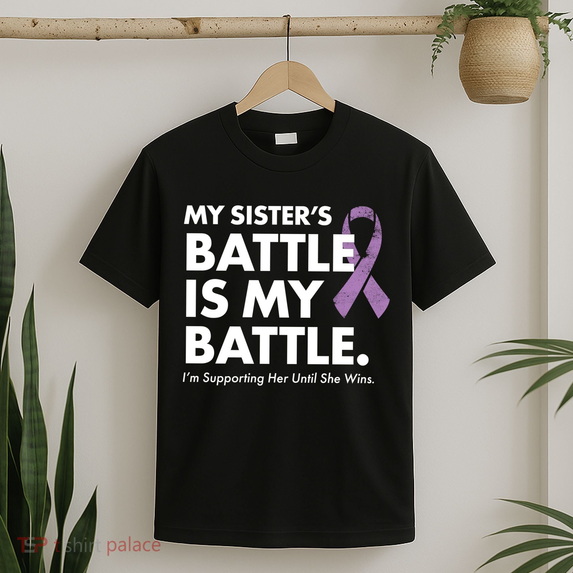 My Sisters Battle Is My Battle Lupus T-Shirt
