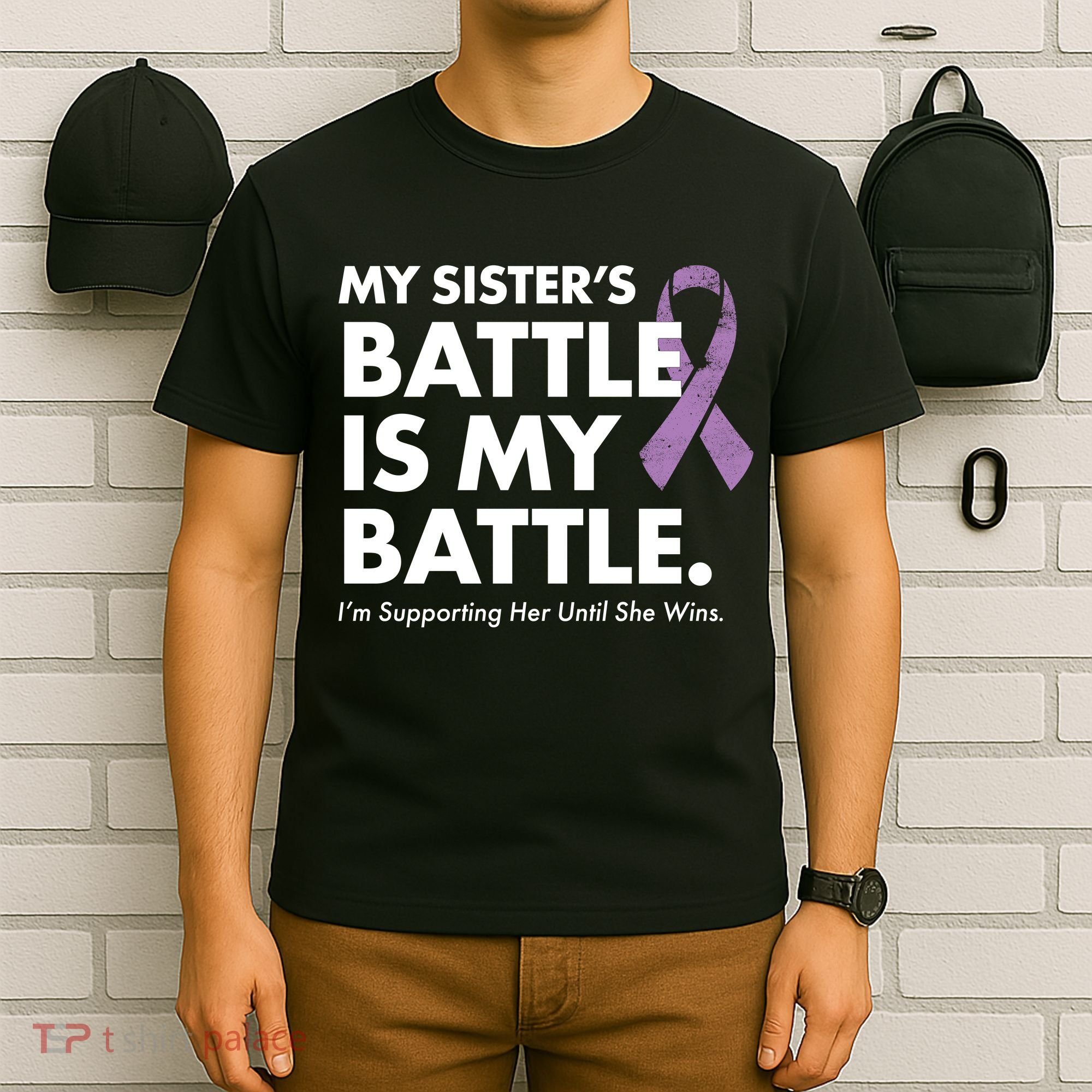 My Sisters Battle Is My Battle Lupus T-Shirt