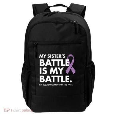 My Sisters Battle Is My Battle Lupus Backpack