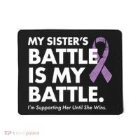 My Sisters Battle Is My Battle Lupus Mousepad thumb 0