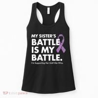 My Sisters Battle Is My Battle Lupus Women's Tank Top thumb 0