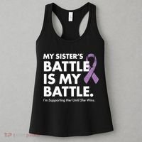 My Sisters Battle Is My Battle Lupus Women's Tank Top thumb 3