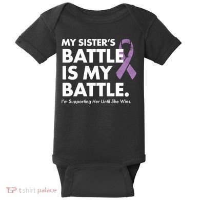 My Sisters Battle Is My Battle Lupus Baby Bodysuit