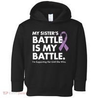 My Sisters Battle Is My Battle Lupus Toddler Hoodie thumb 0