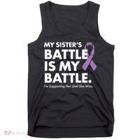 My Sisters Battle Is My Battle Lupus Tank Top thumb 0