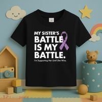 My Sisters Battle Is My Battle Lupus Toddler T-Shirt thumb 3