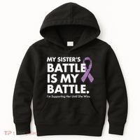 My Sisters Battle Is My Battle Lupus Kids Hoodie thumb 0