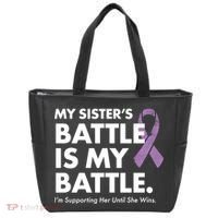 My Sisters Battle Is My Battle Lupus Tote Bag thumb 0