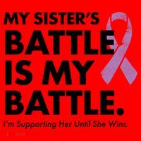 My Sisters Battle Is My Battle Lupus Santa Hat thumb 1