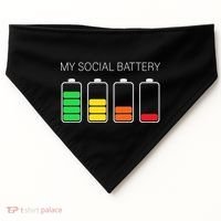 My Social Battery USA-Made Doggie Bandana thumb 0