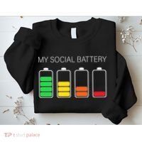 My Social Battery Sweatshirt thumb 2