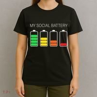 My Social Battery T-Shirt thumb 4