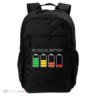 My Social Battery Backpack