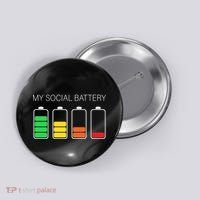My Social Battery Button thumb 0