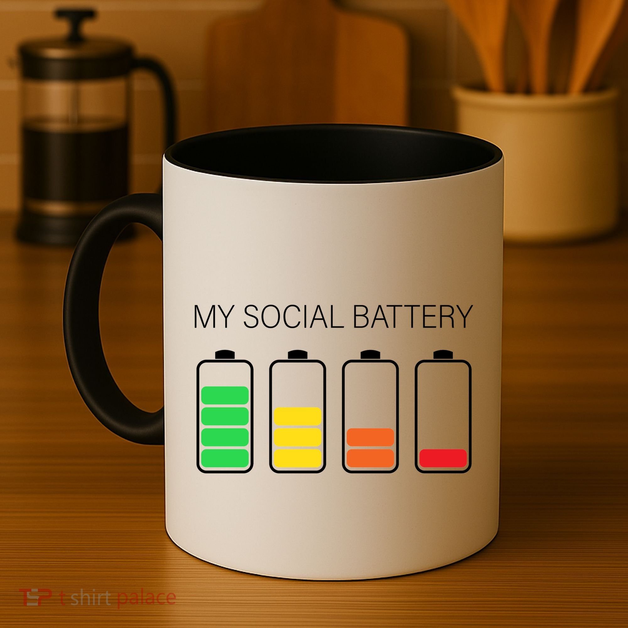 My Social Battery Coffee Mug