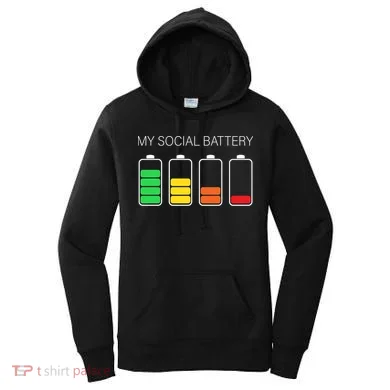 My Social Battery Women's Hoodie