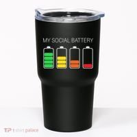 My Social Battery Tumbler thumb 0