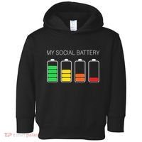 My Social Battery Toddler Hoodie thumb 0