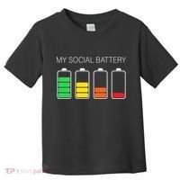 My Social Battery Toddler T-Shirt thumb 0