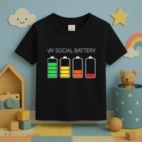 My Social Battery Toddler T-Shirt thumb 3