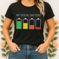 My Social Battery Women's T-Shirt thumb 2