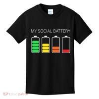 My Social Battery Kids T-Shirt thumb 0