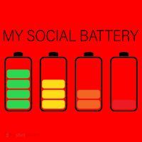My Social Battery Santa Hat thumb 1