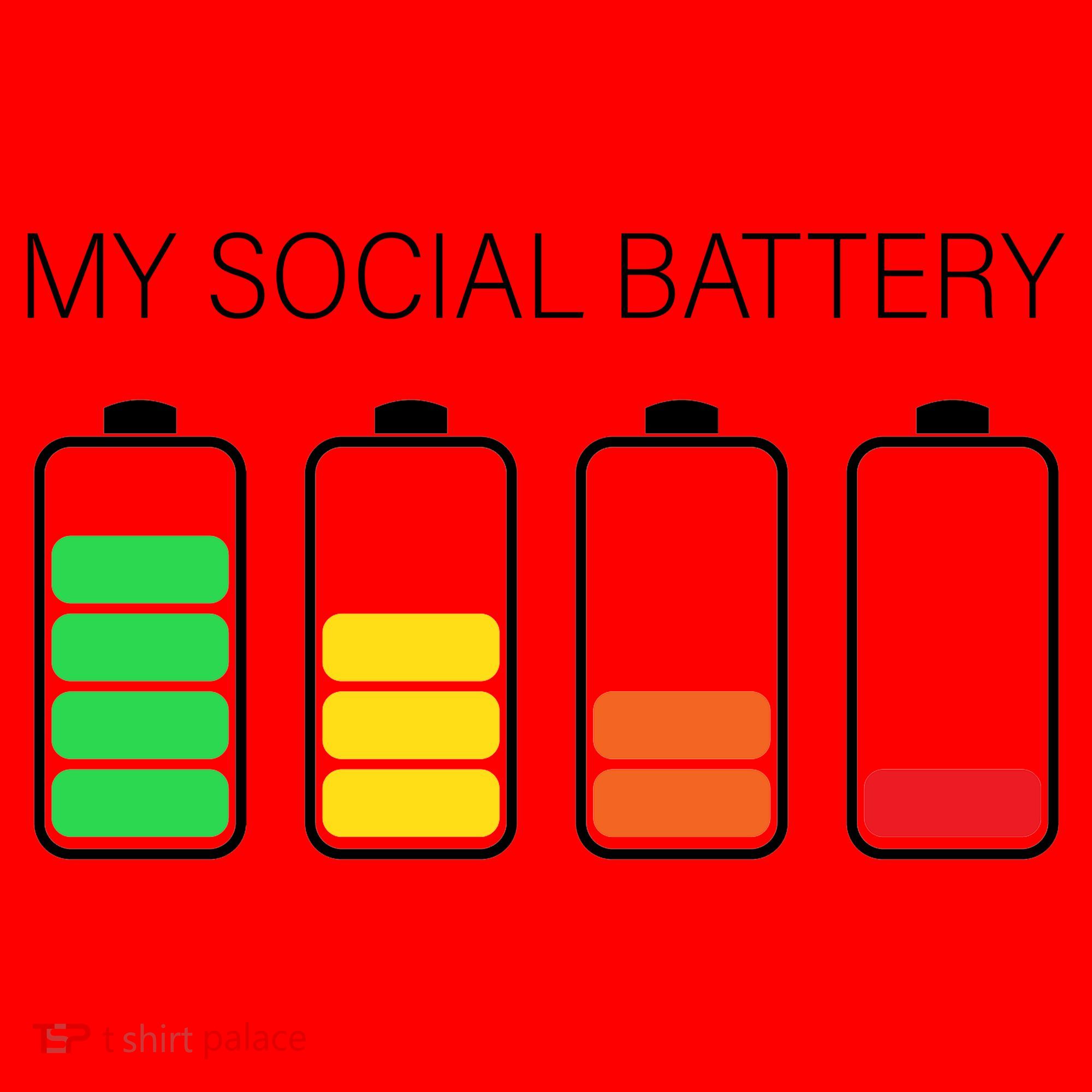 My Social Battery Santa Hat