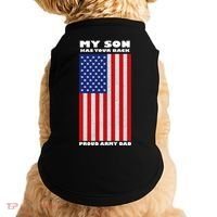 My Son Has Your Back Proud Army Dad Doggie Tank thumb 0
