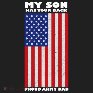 My Son Has Your Back Proud Army Dad Five-Panel Snapback Cap