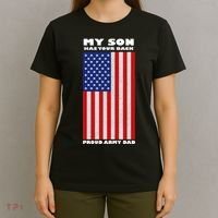 My Son Has Your Back Proud Army Dad T-Shirt thumb 4