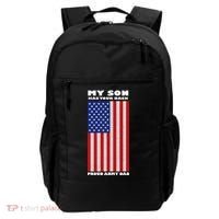 My Son Has Your Back Proud Army Dad Backpack thumb 0