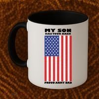 My Son Has Your Back Proud Army Dad Coffee Mug thumb 2