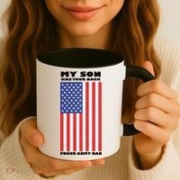 My Son Has Your Back Proud Army Dad Coffee Mug thumb 3