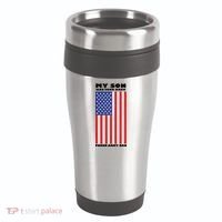 My Son Has Your Back Proud Army Dad 16oz Travel Tumbler thumb 0
