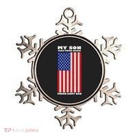 My Son Has Your Back Proud Army Dad Ornament thumb 0